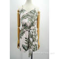 Sexy Women Grass Print Jumpsuit